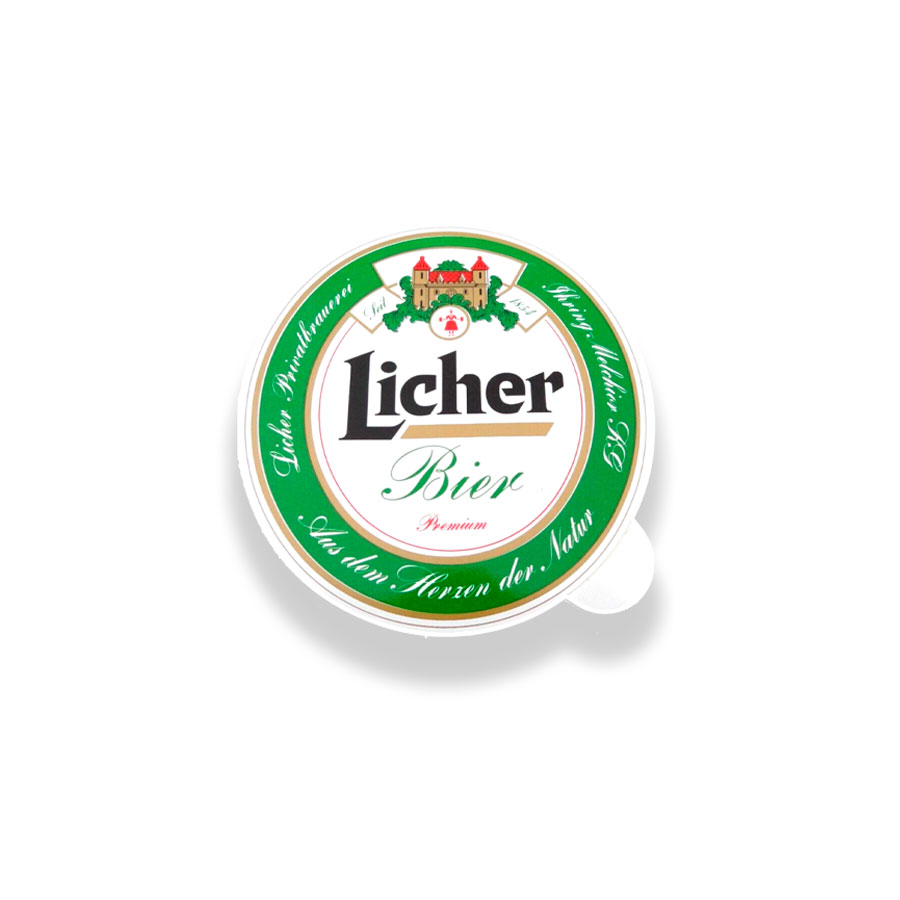 licher-bier Aufkleber