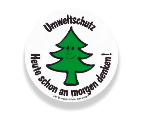Umweltschutz Aufkleber