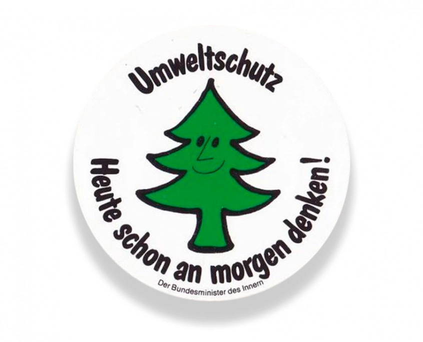 Umweltschutz Aufkleber