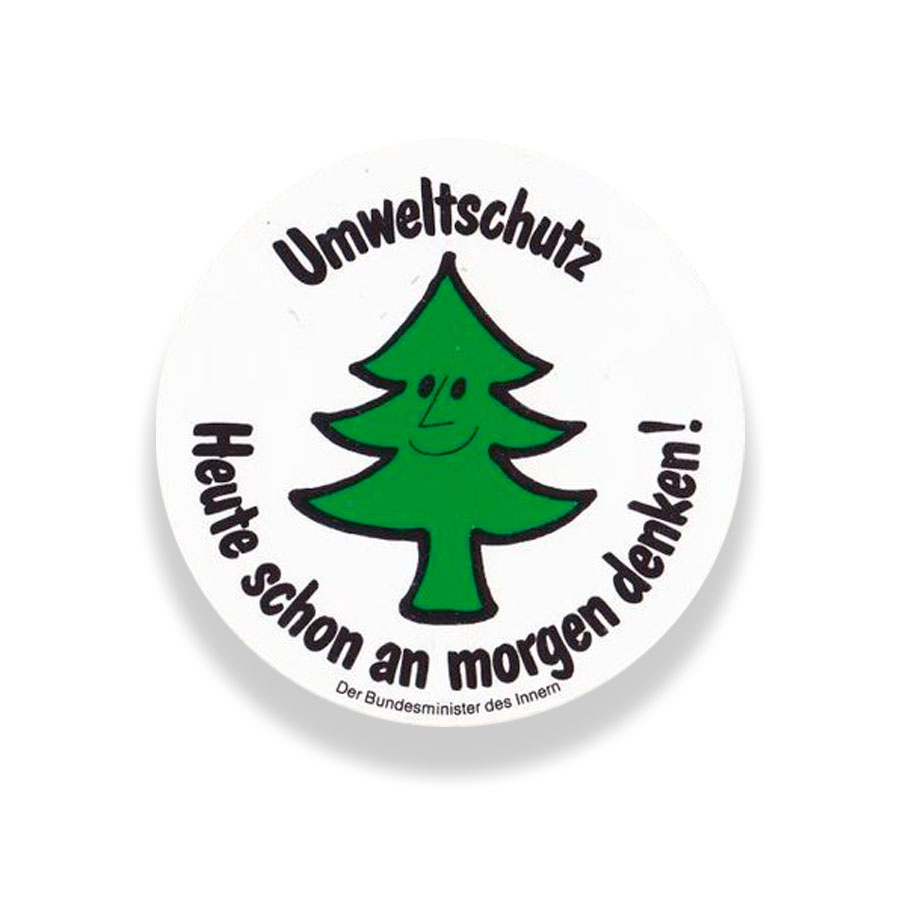 Umweltschutz Aufkleber