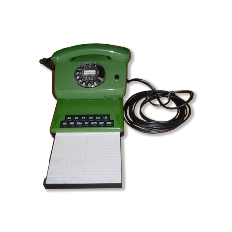 Grünes Telefon der 80er Jahre