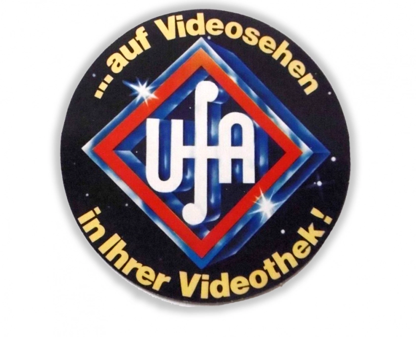 UFA-Aufkleber-80er