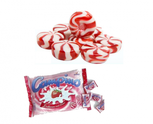 Campino-Erdbeer und Sahne