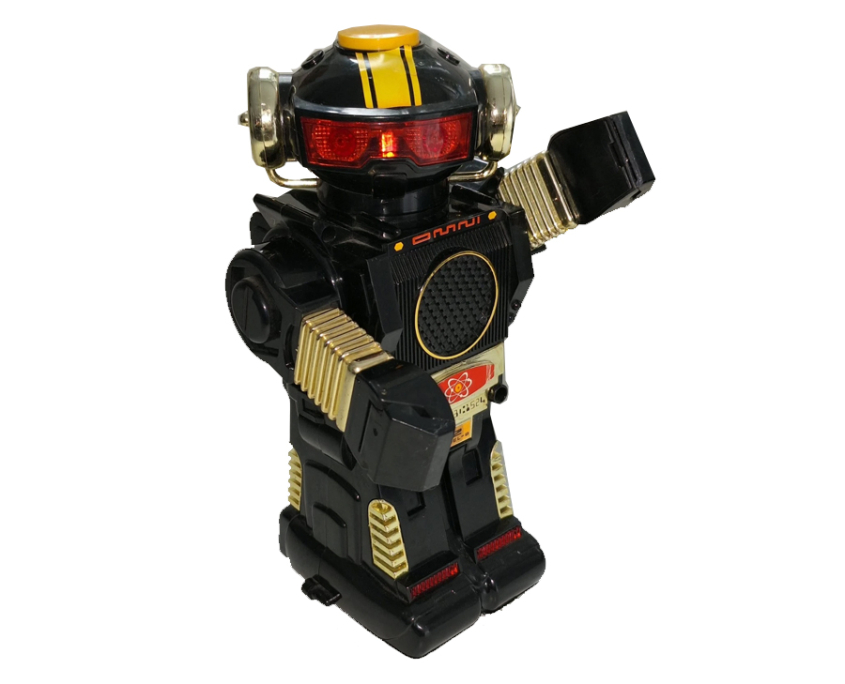 Vintage-Sprechender-Roboter-80er-Jahre
